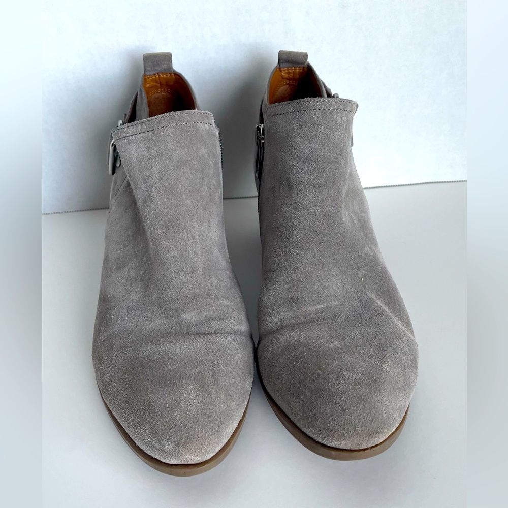 Franco Sarto Grey Ankle Bootie. Size 8.5